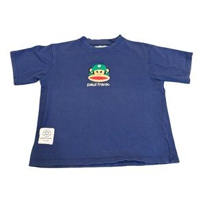 Paul Frank Kids Tee in Deep Blue size 6-7